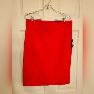 Red Pencil Skirt